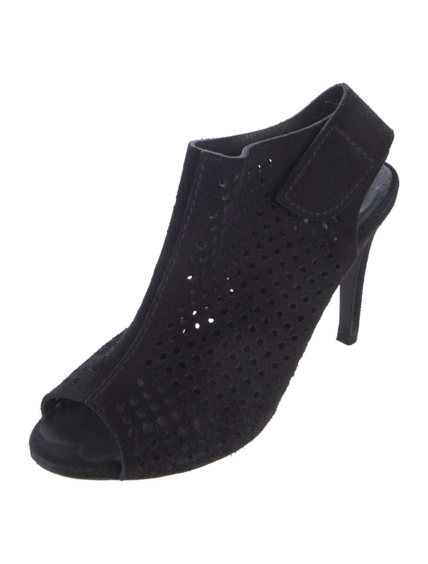 Pedro Garcia Suede Lasercut Accents Slingback Sandals