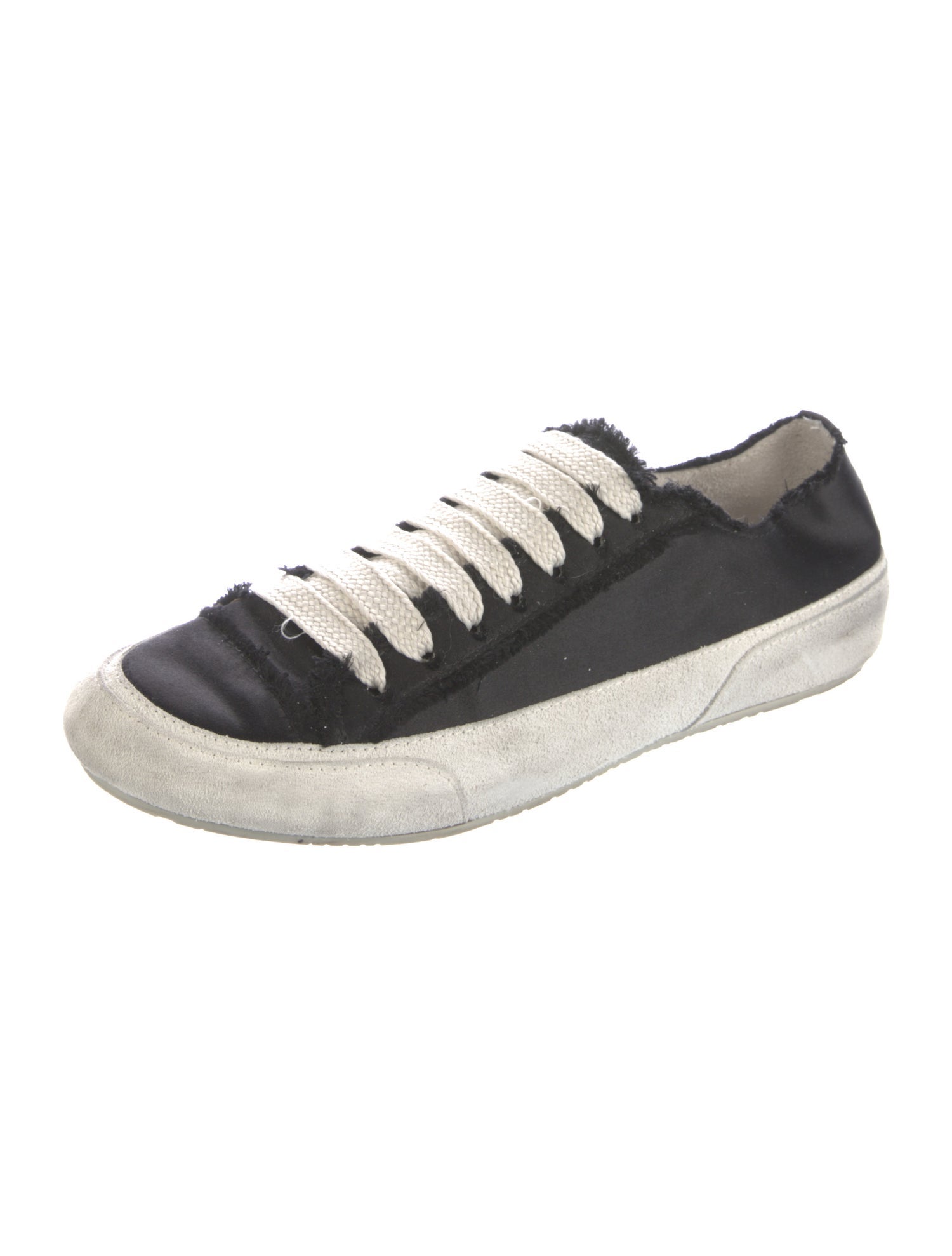 Pedro Garcia Raw-Edge Trim Sneakers