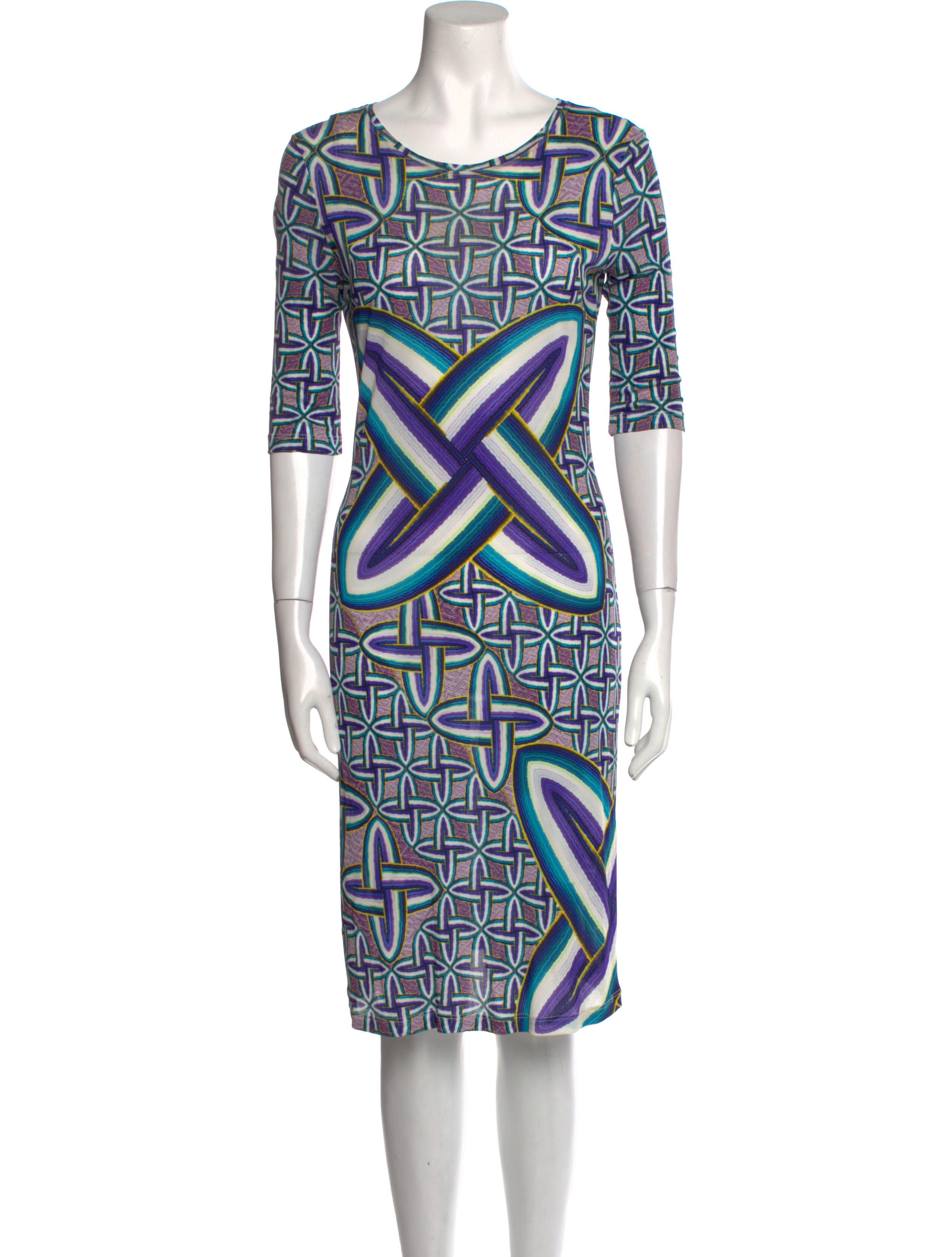 Peter Pilotto Printed Knee-Length Dress