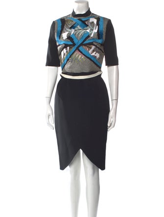 Peter Pilotto Patterned Midi Length Dress