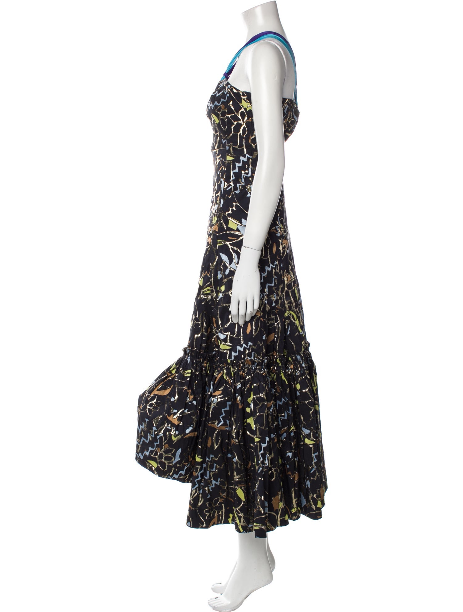 Peter Pilotto Printed Long Dress w/ Tags