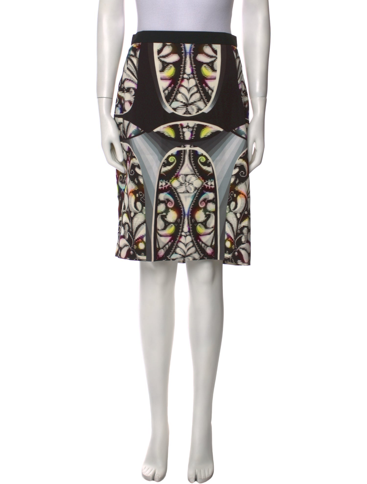 Peter Pilotto Printed Knee-Length Skirt