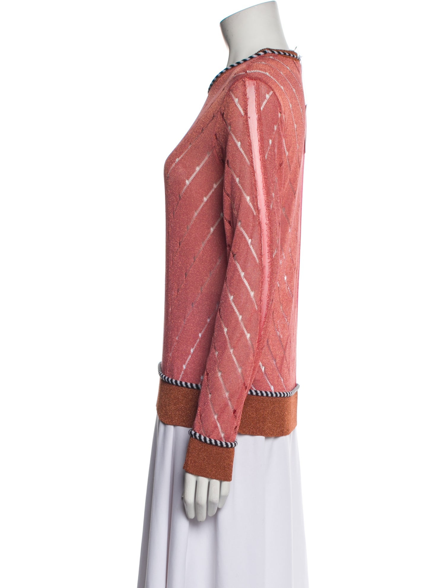 Peter Pilotto Striped Crew Neck Sweater