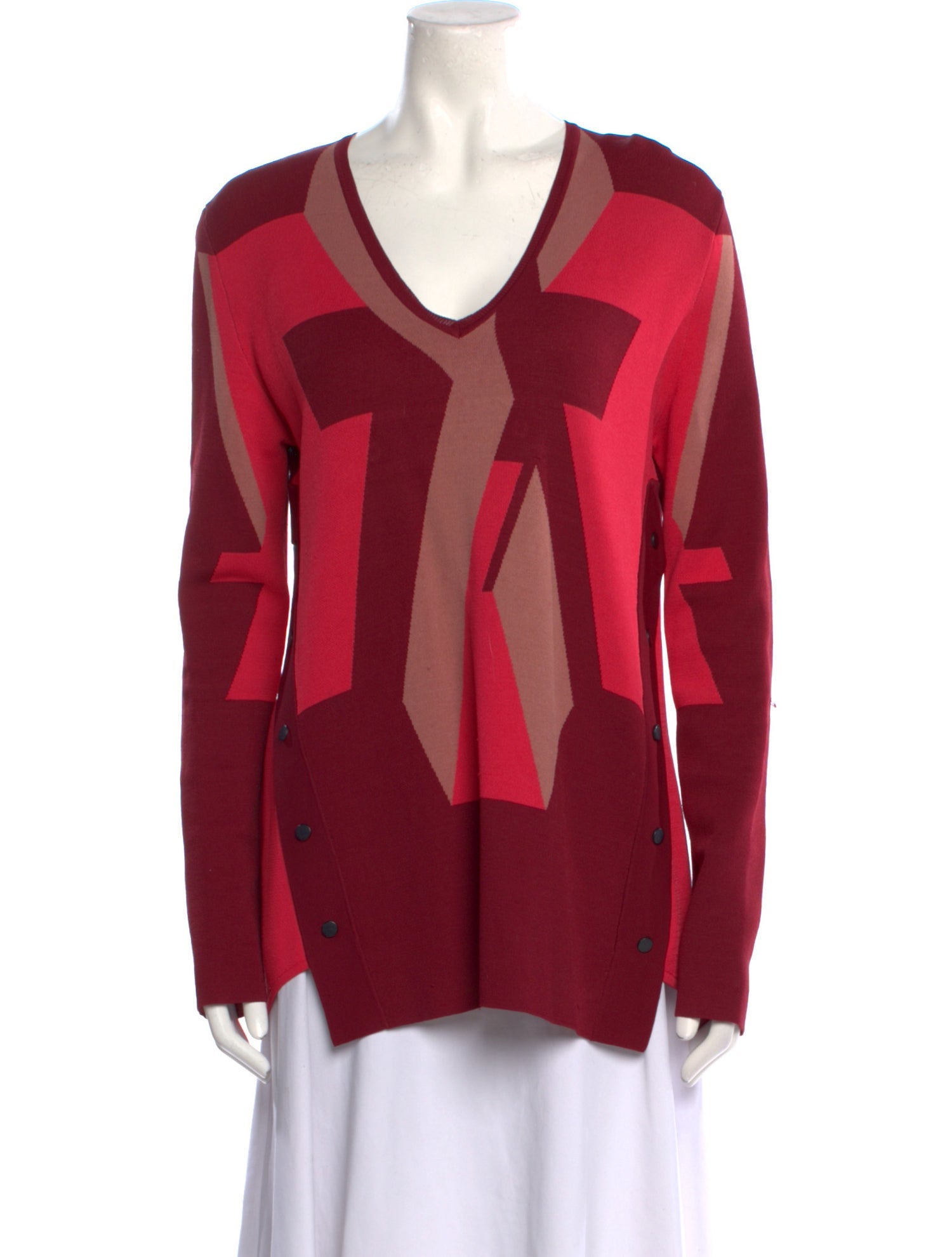 Peter Pilotto Printed V-Neck Blouse