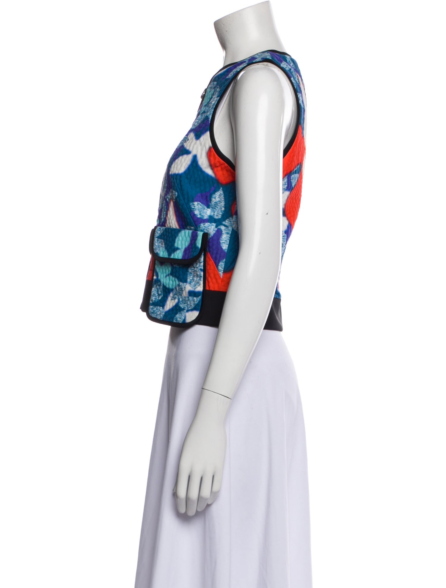 Peter Pilotto Floral Print Vest w/ Tags