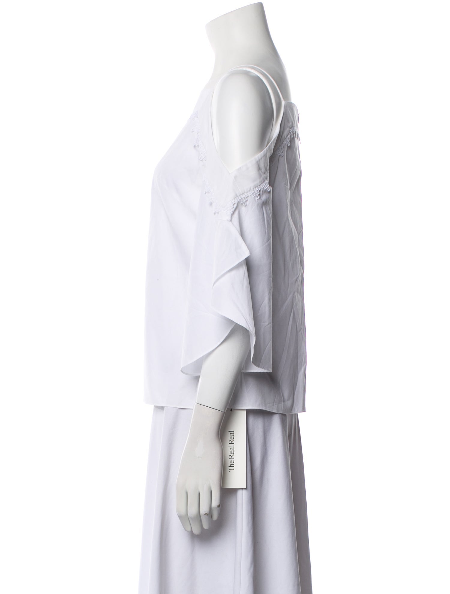 Peter Pilotto Off-The-Shoulder Three-Quarter Sleeve Blouse