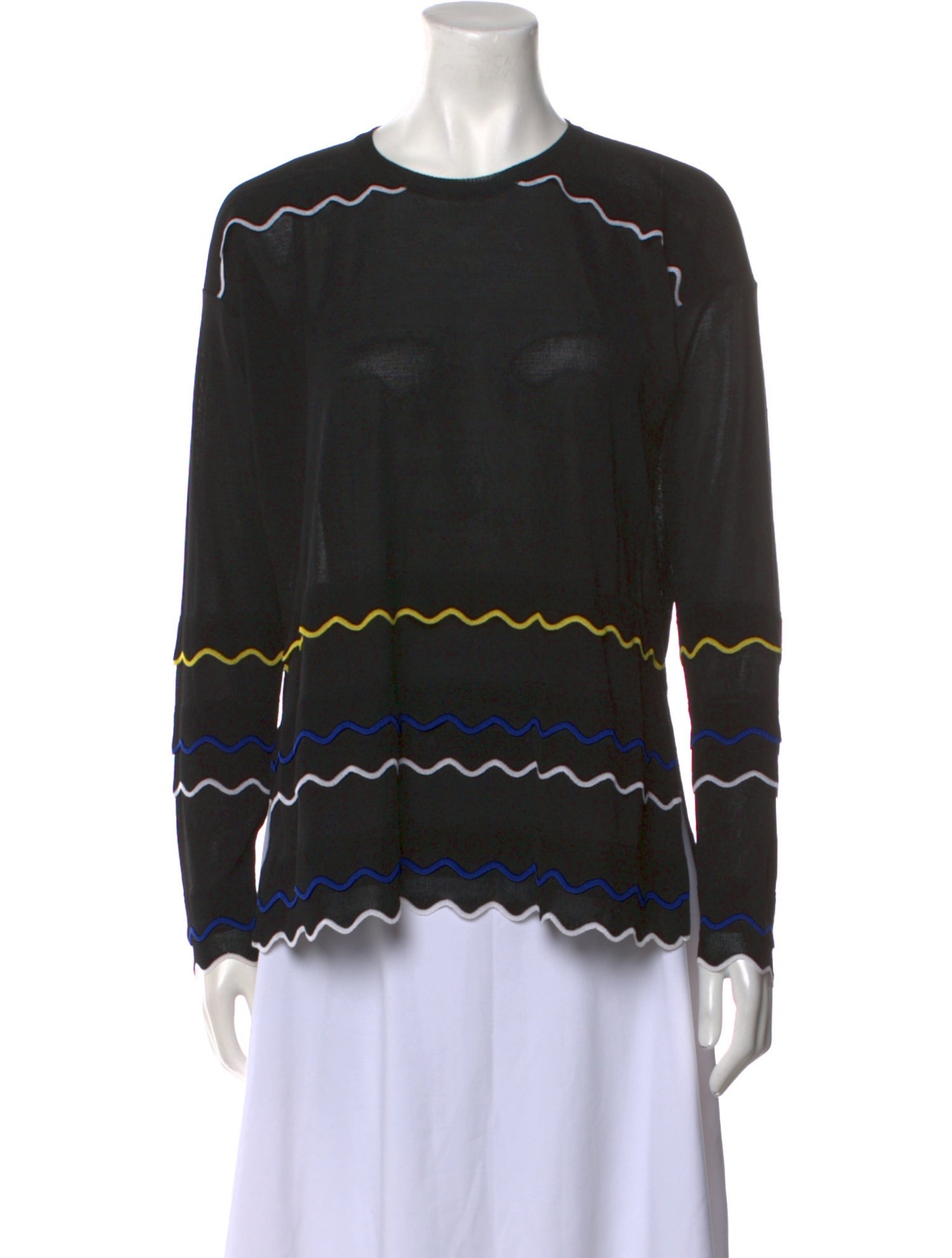Peter Pilotto Striped Crew Neck Sweatshirt