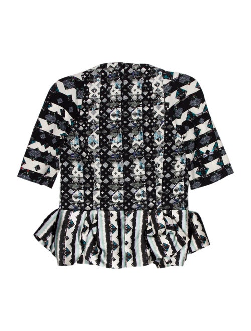 Peter Pilotto Printed Ruffle Embellishment Pant Set