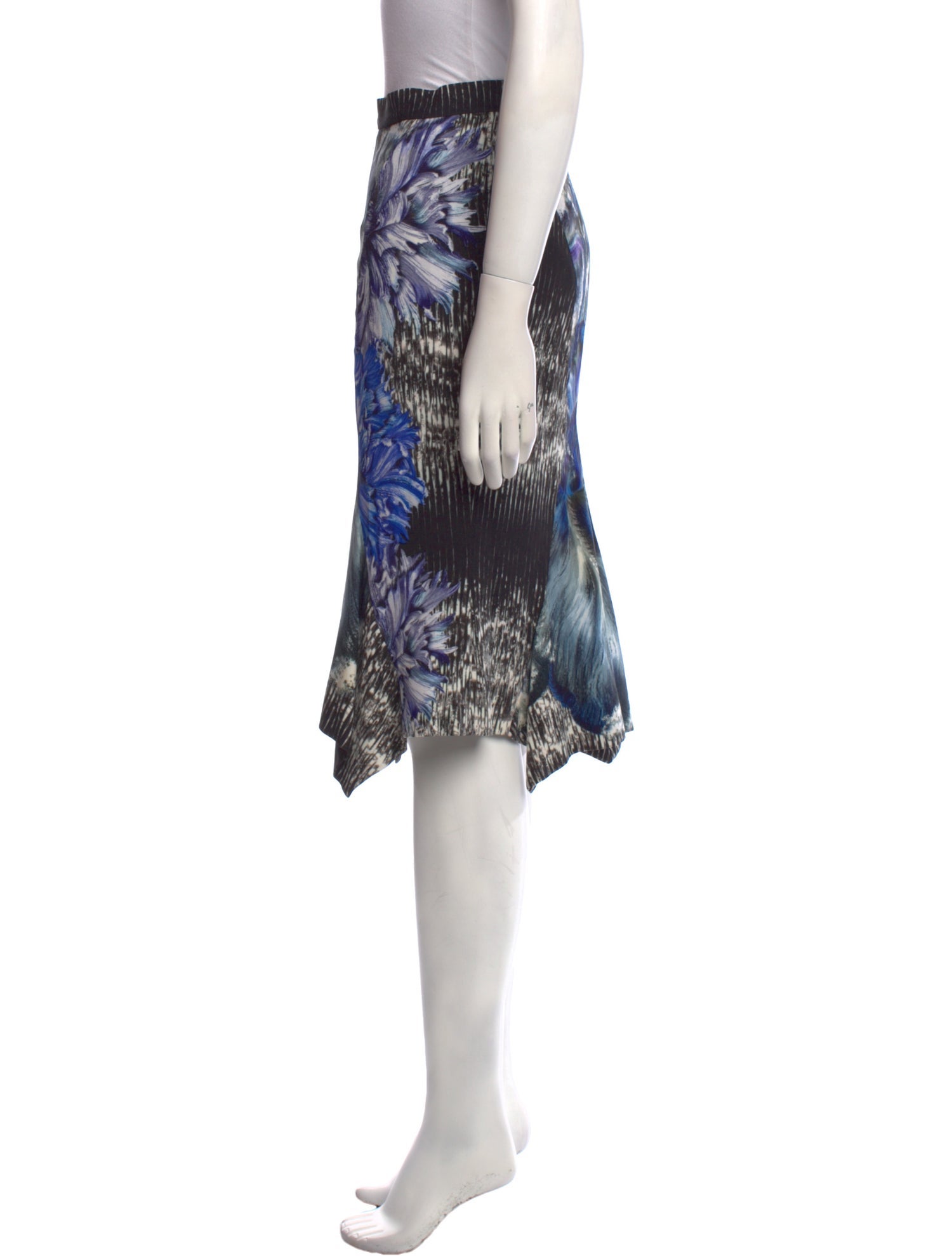 Peter Pilotto Printed Knee-Length Skirt