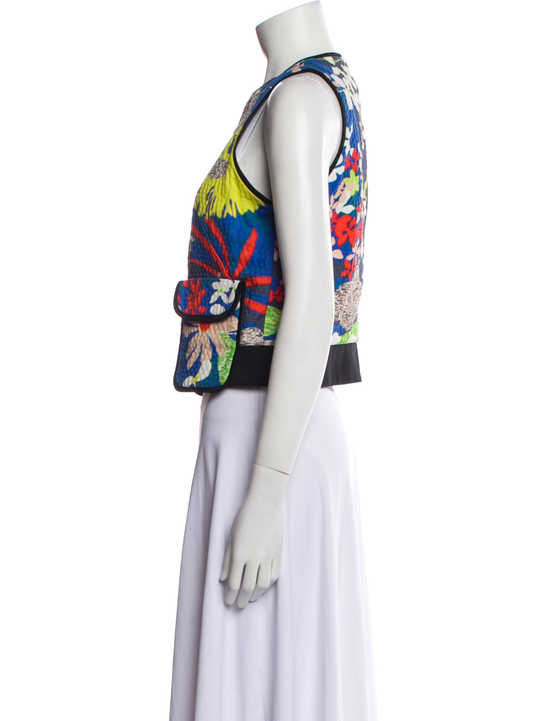 Peter Pilotto Floral Print Vest