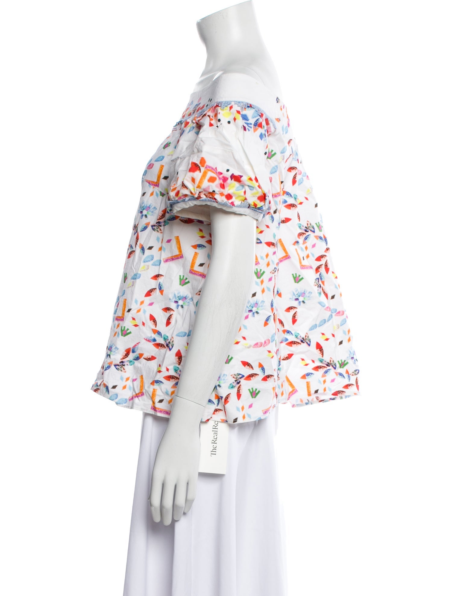 Peter Pilotto Printed Off-The-Shoulder Top