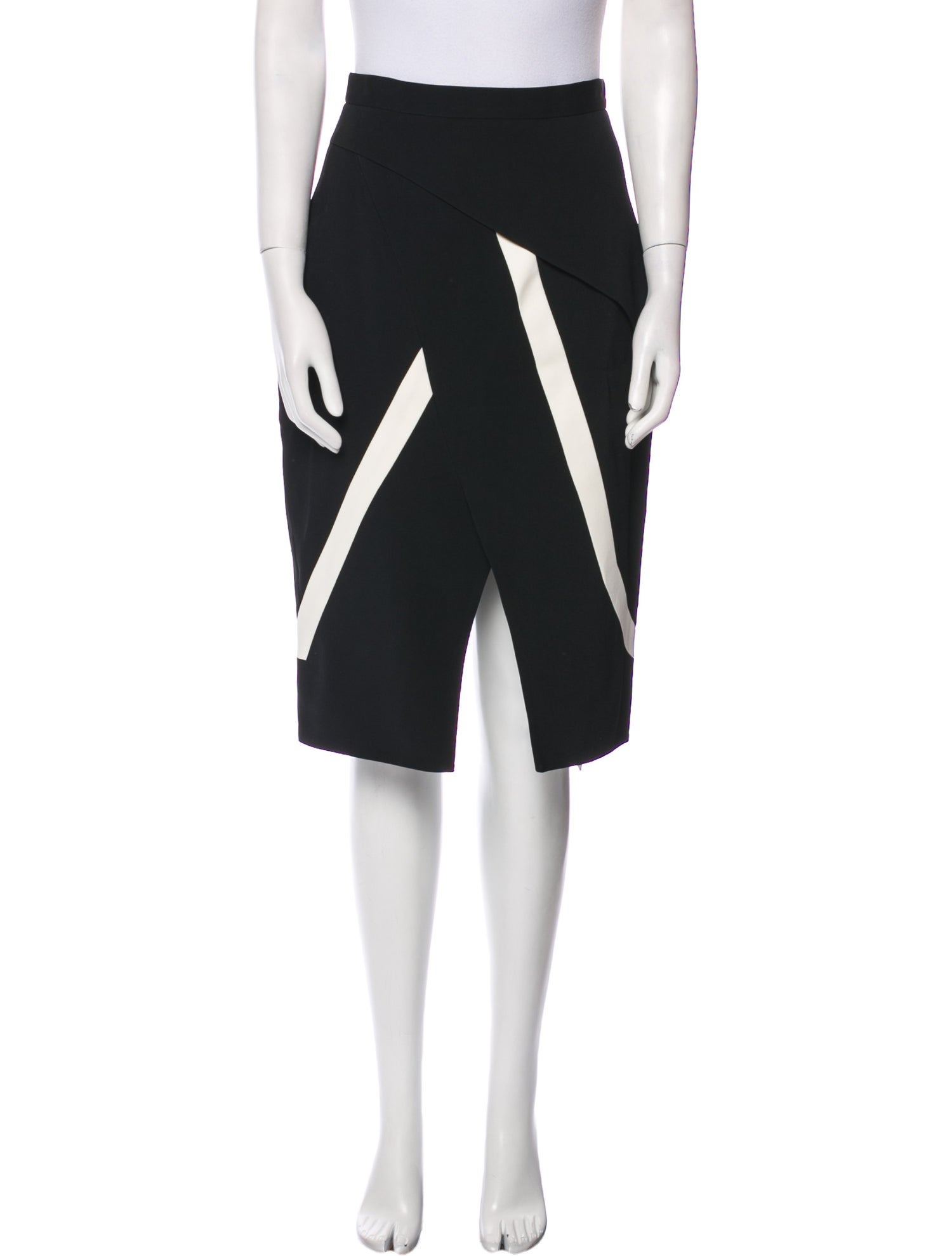 Peter Pilotto Colorblock Pattern Knee-Length Skirt