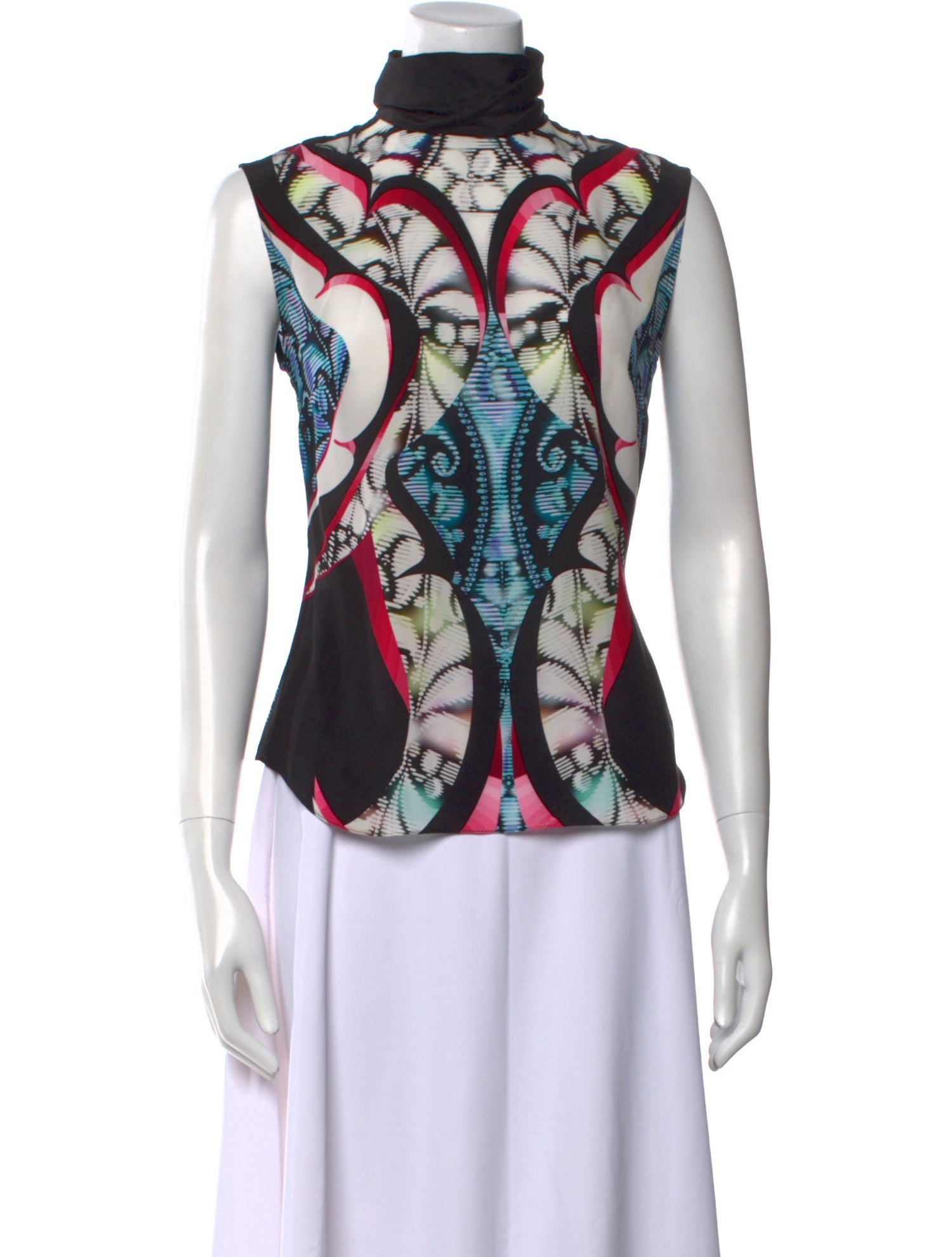 Peter Pilotto Silk Printed Blouse