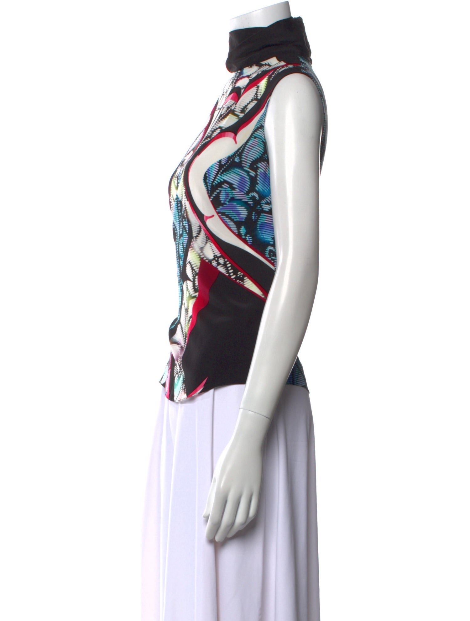 Peter Pilotto Silk Printed Blouse