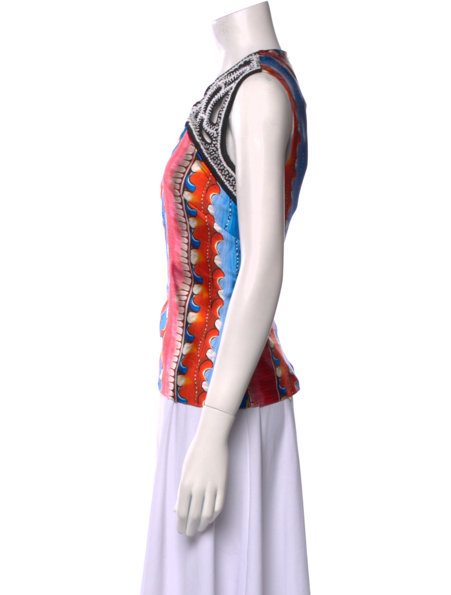 Peter Pilotto Silk Printed Top