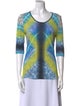 Peter Pilotto Tie-Dye Print Scoop Neck T-Shirt