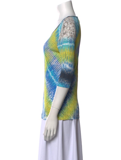Peter Pilotto Tie-Dye Print Scoop Neck T-Shirt