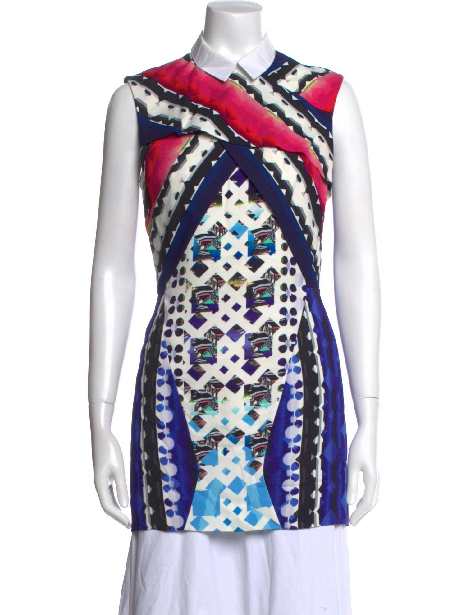 Peter Pilotto Printed Sleeveless Tunic