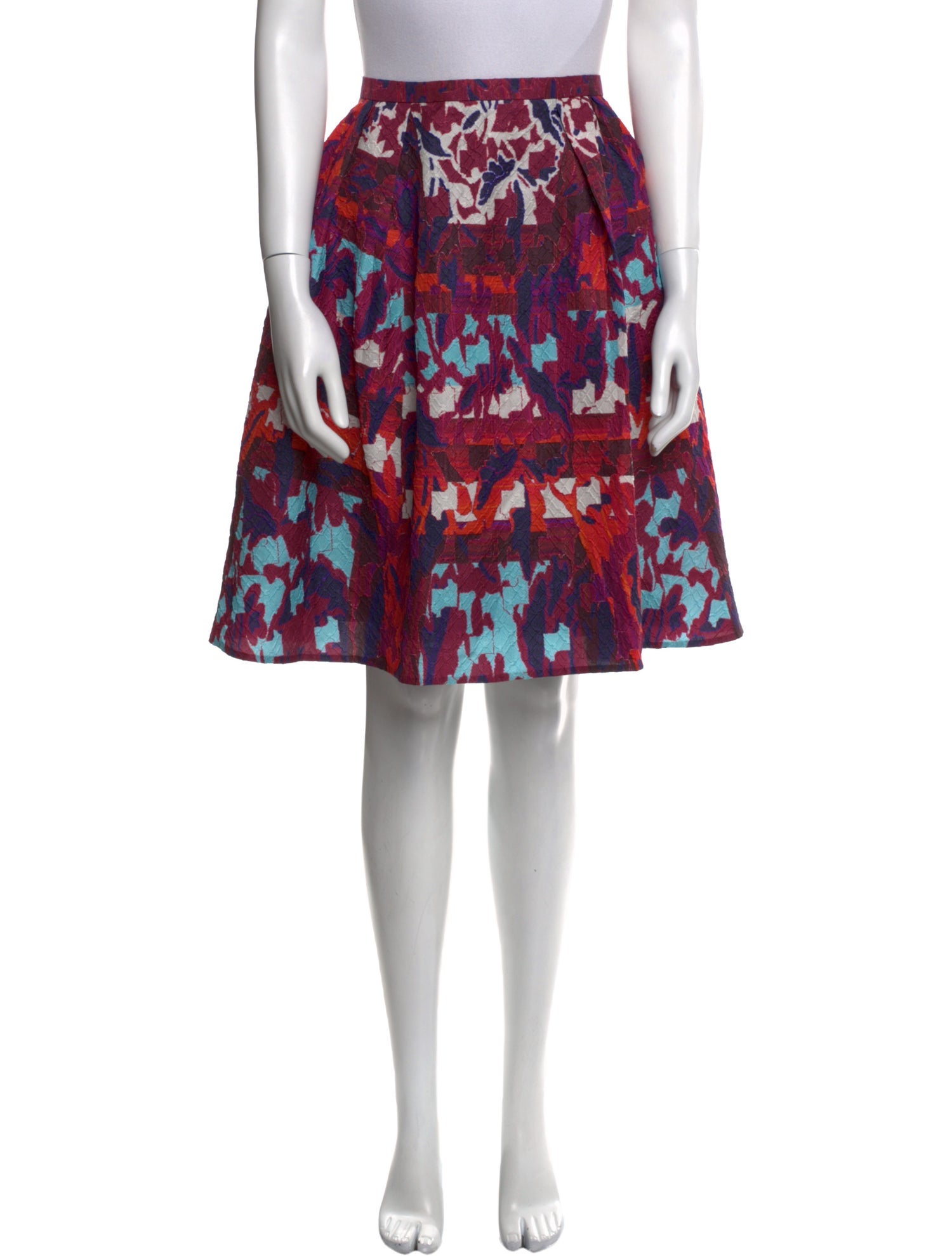 Peter Pilotto Silk Knee-Length Skirt