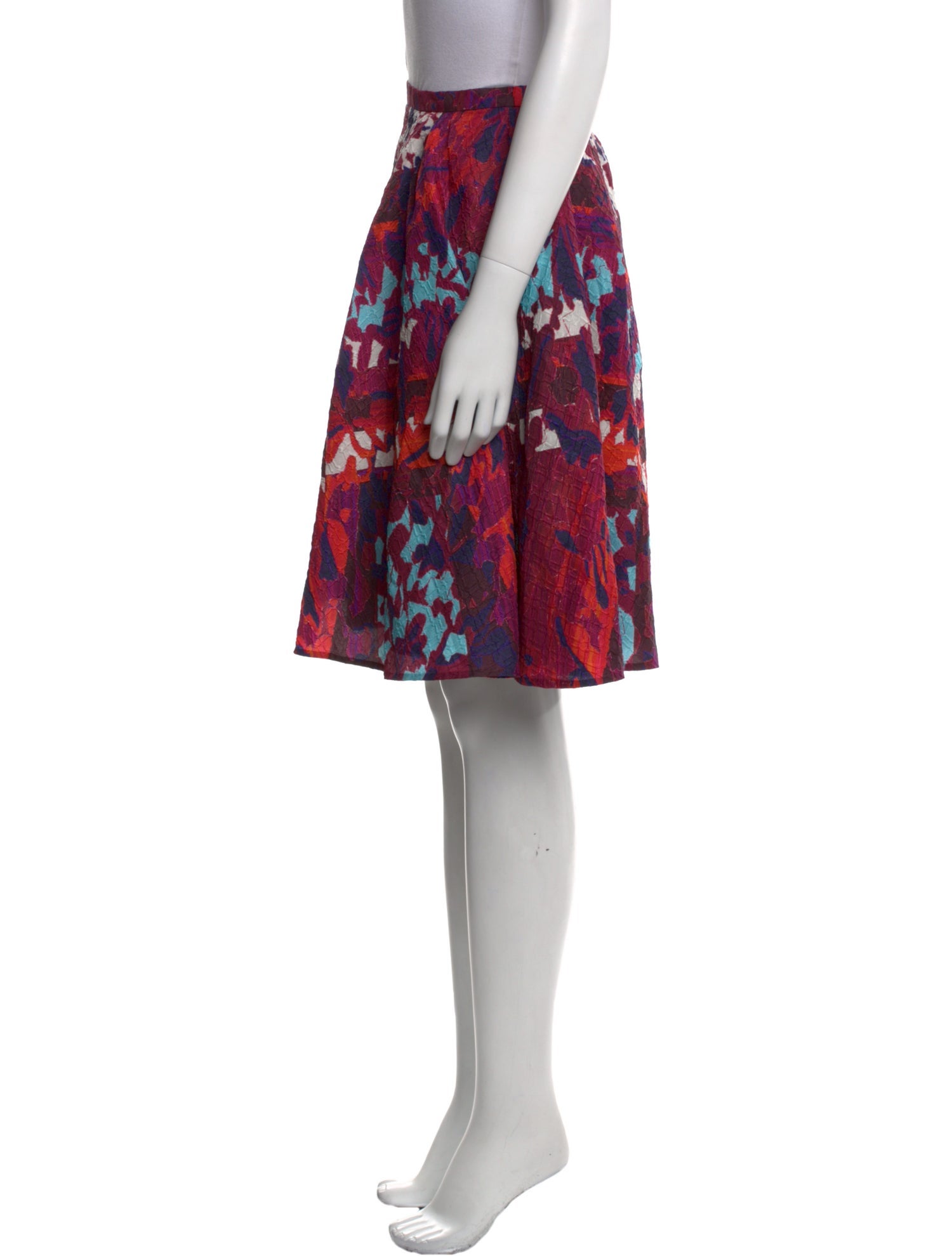 Peter Pilotto Silk Knee-Length Skirt