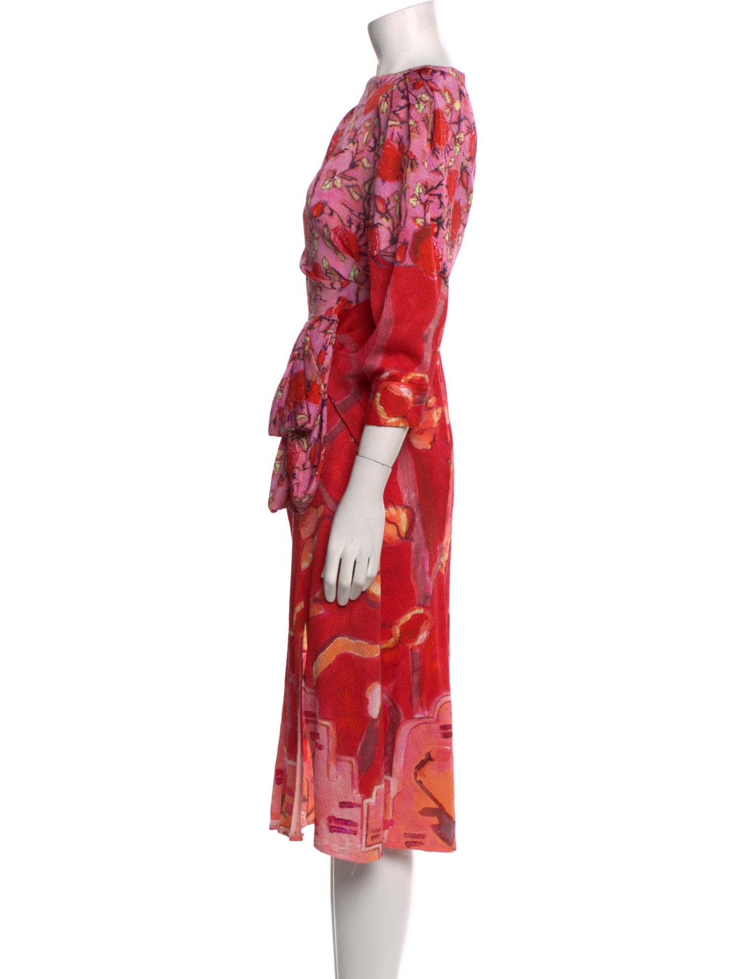 Peter Pilotto Silk Midi Length Dress
