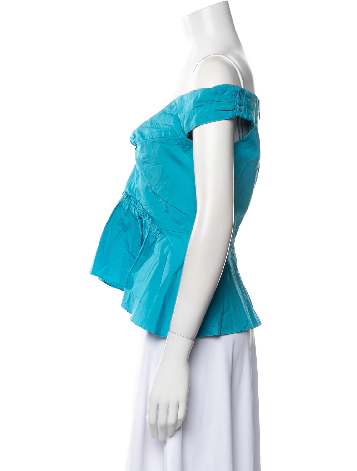 Peter Pilotto Off-The-Shoulder Short Sleeve Top