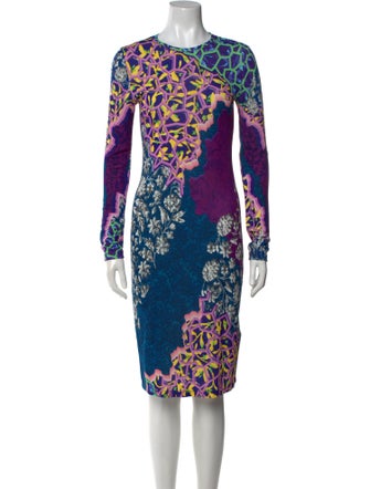 Peter Pilotto Printed Midi Length Dress