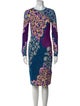 Peter Pilotto Printed Midi Length Dress