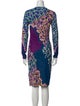 Peter Pilotto Printed Midi Length Dress