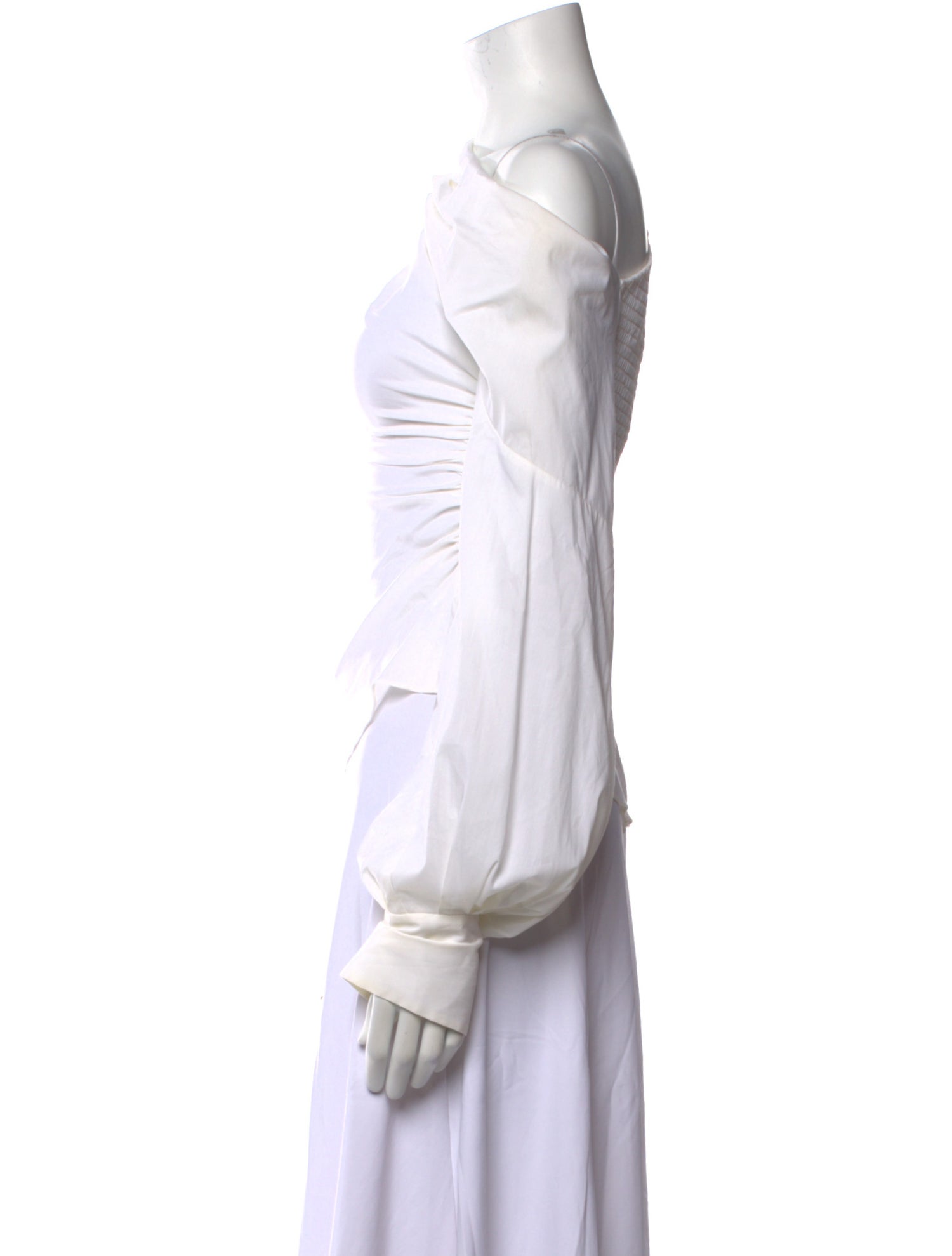 Peter Pilotto One-Shoulder Long Sleeve Blouse