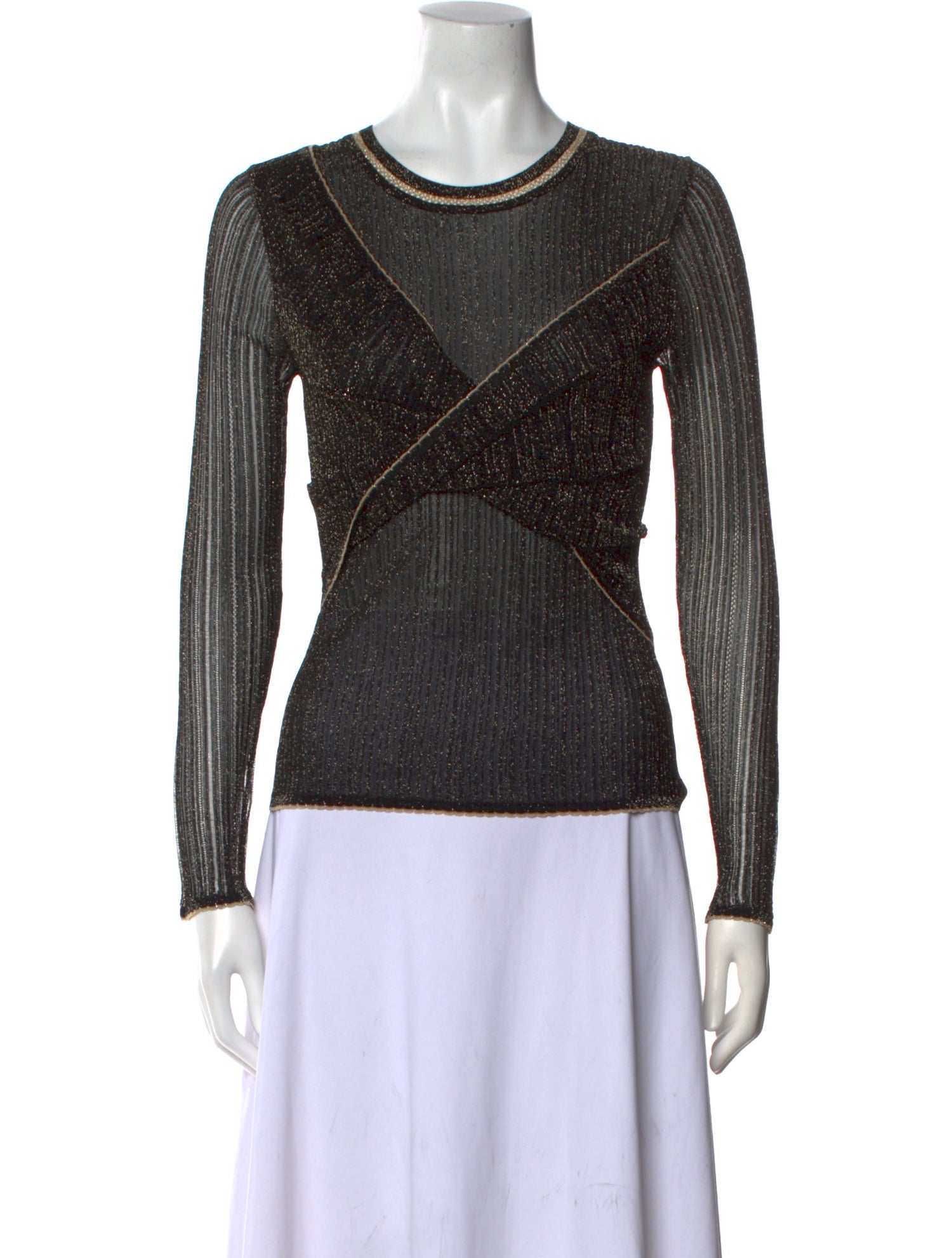 Peter Pilotto Striped Scoop Neck Top