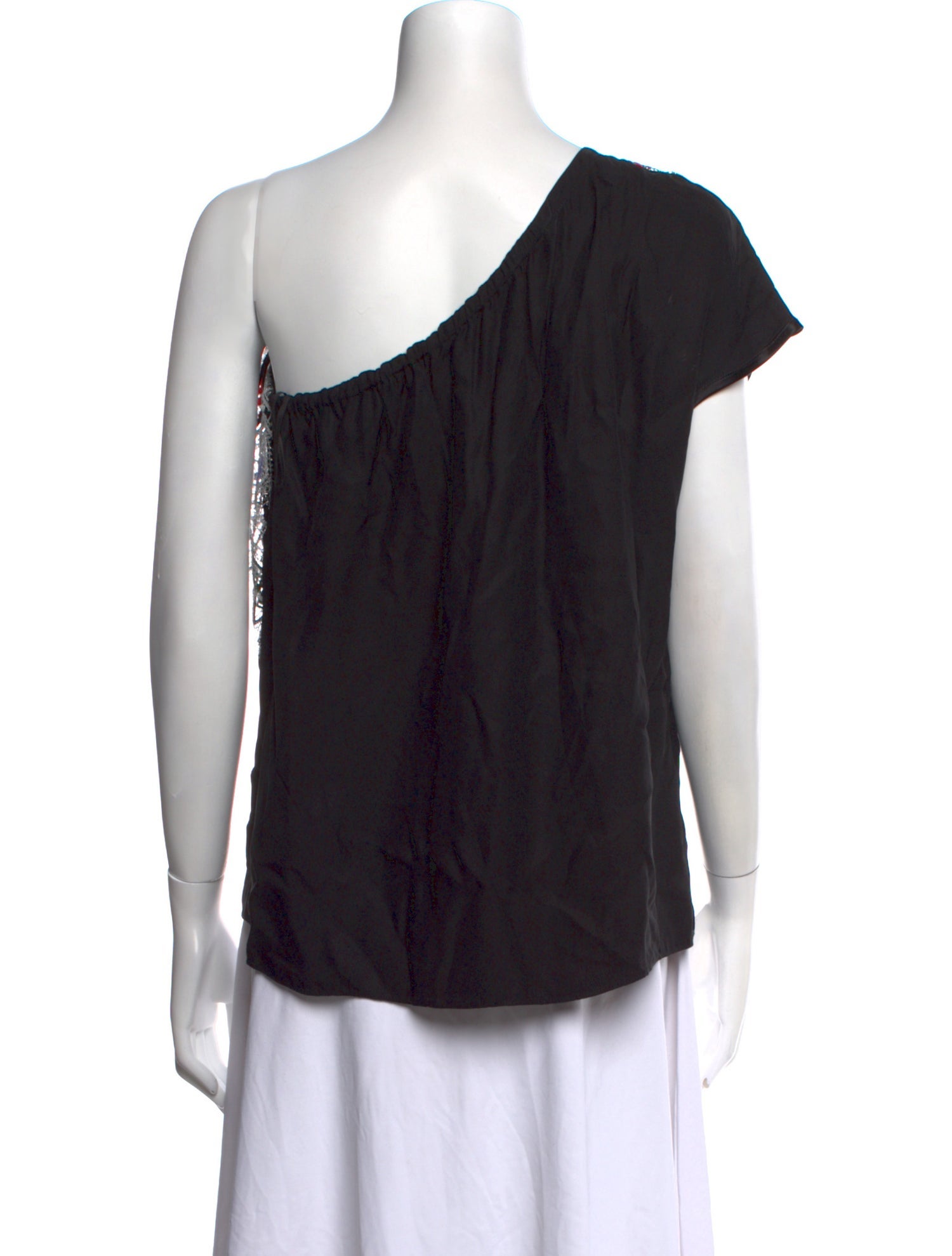 Peter Pilotto Floral Print One-Shoulder Top