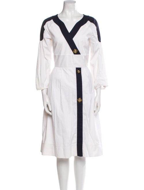 Peter Pilotto V-Neck Midi Length Dress