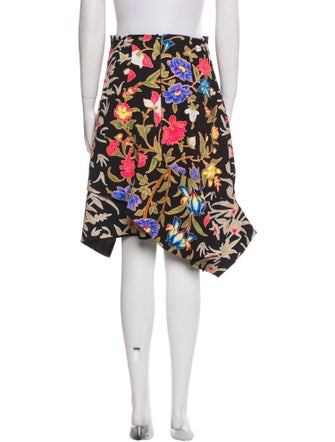 Peter Pilotto Floral Print Knee-Length Skirt