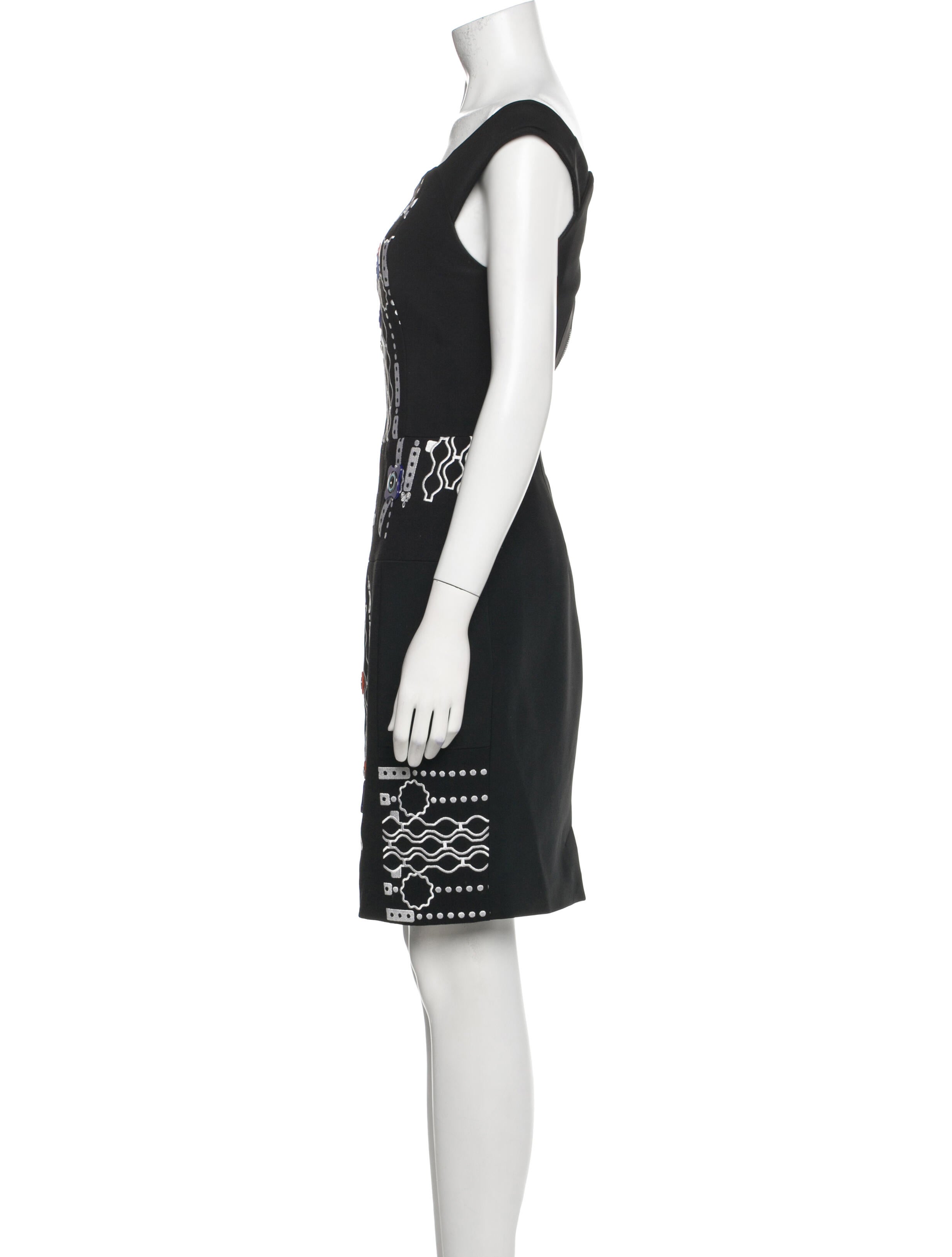 Peter Pilotto Virgin Wool Mini Dress