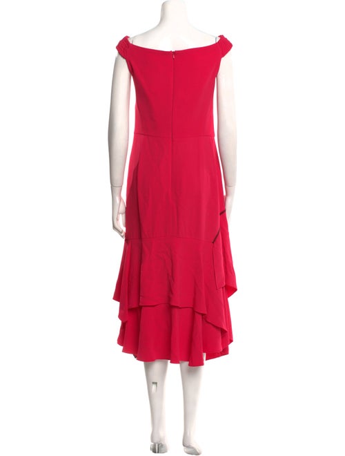 Peter Pilotto Cowl Neck Midi Length Dress