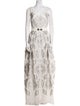 Peter Pilotto Paisley Print Long Dress