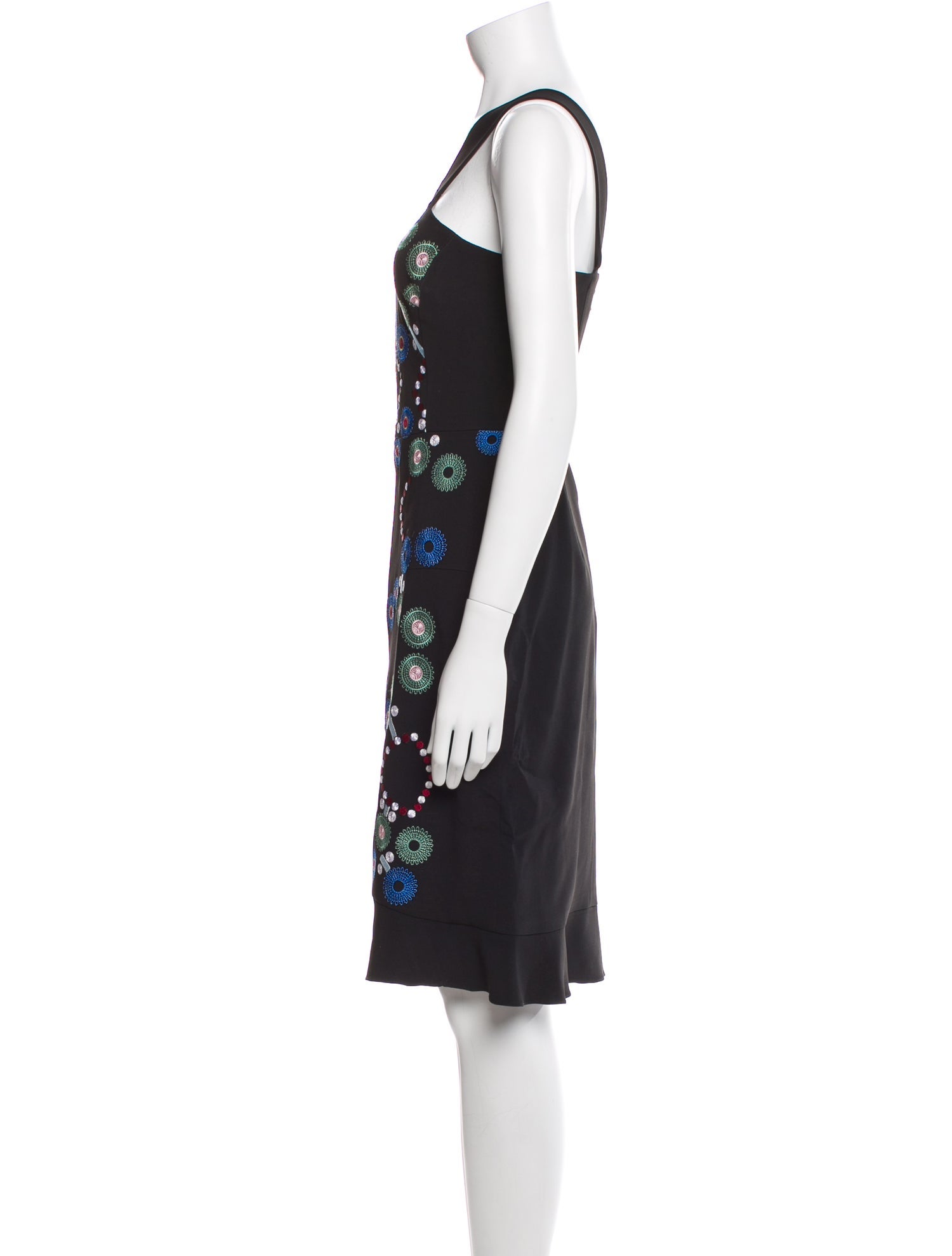 Peter Pilotto Printed Knee-Length Dress