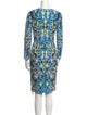 Peter Pilotto Printed Knee-Length Dress