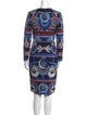 Peter Pilotto Printed Midi Length Dress