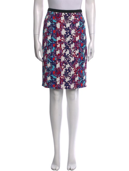 Peter Pilotto Printed Knee-Length Skirt