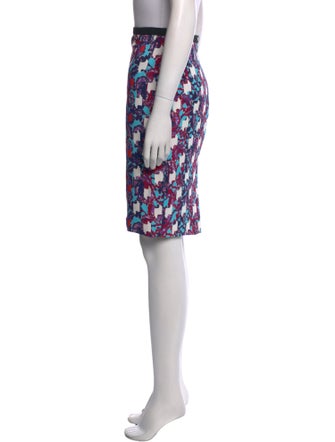 Peter Pilotto Printed Knee-Length Skirt