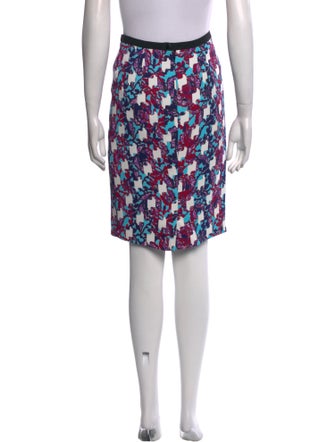 Peter Pilotto Printed Knee-Length Skirt