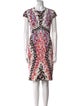 Peter Pilotto Printed Knee-Length Dress
