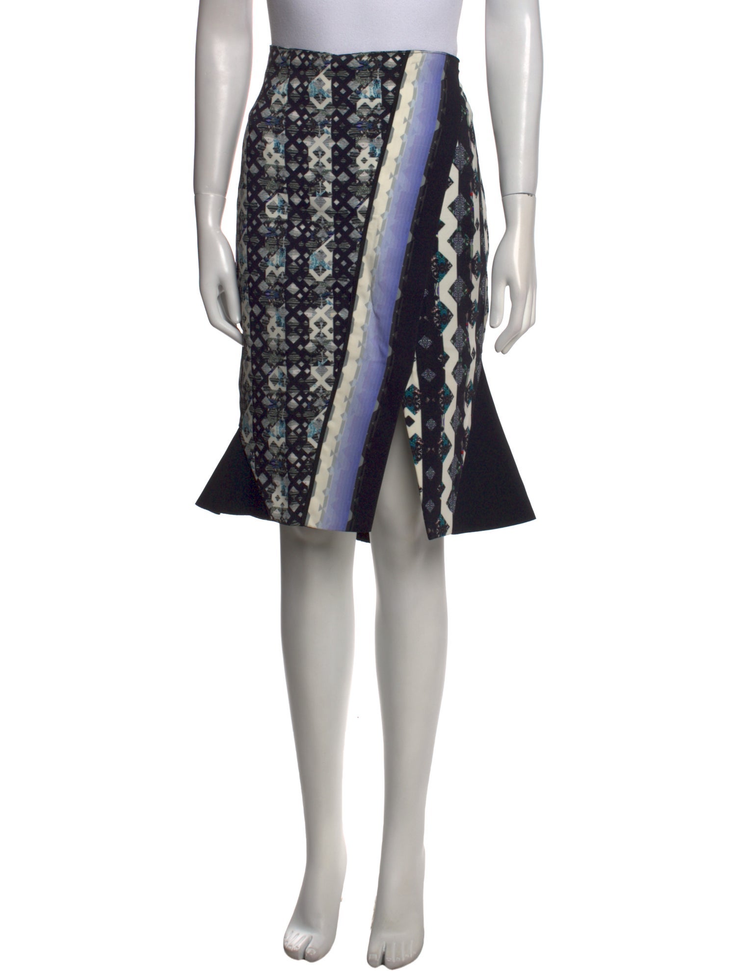 Peter Pilotto Printed Knee-Length Skirt