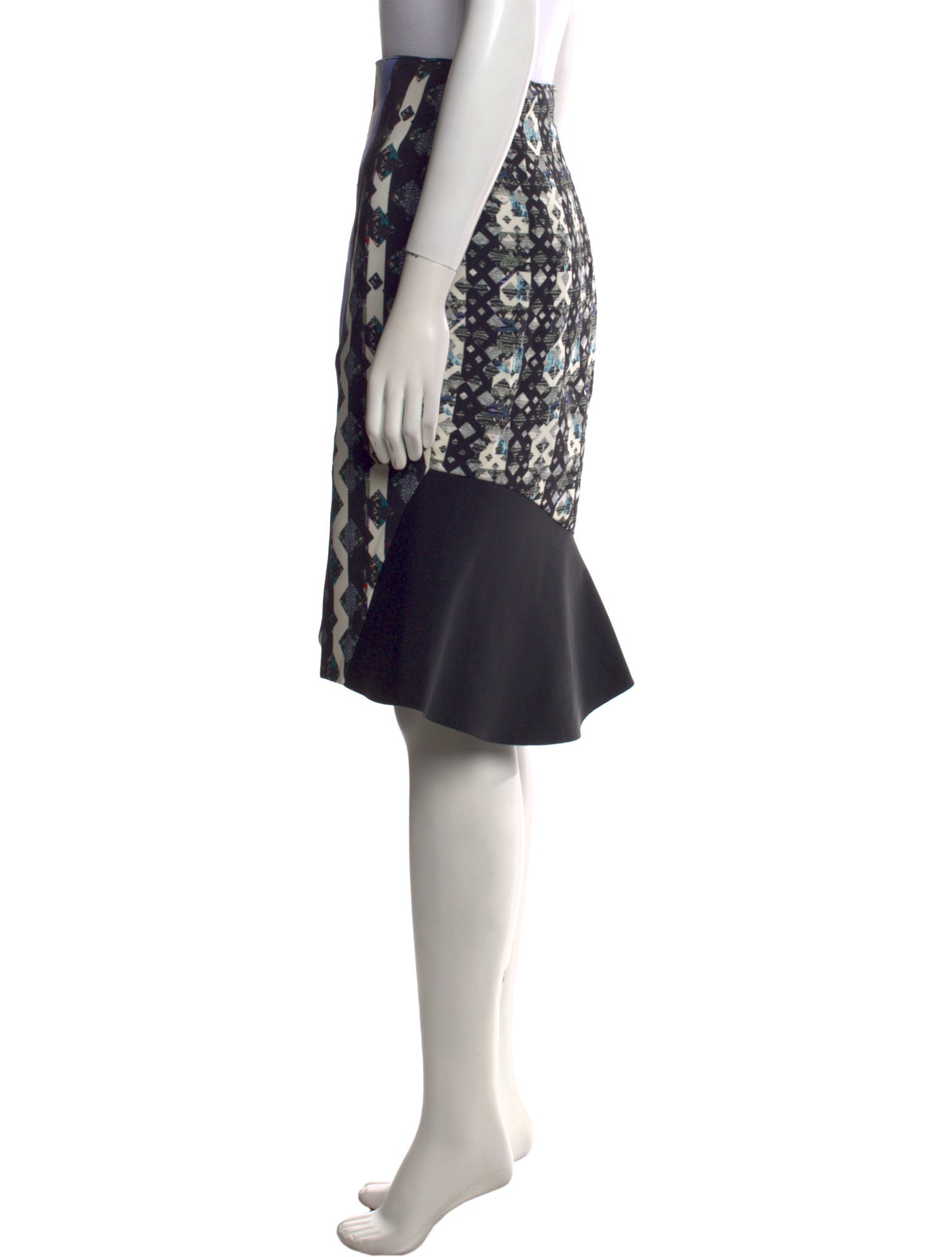 Peter Pilotto Printed Knee-Length Skirt