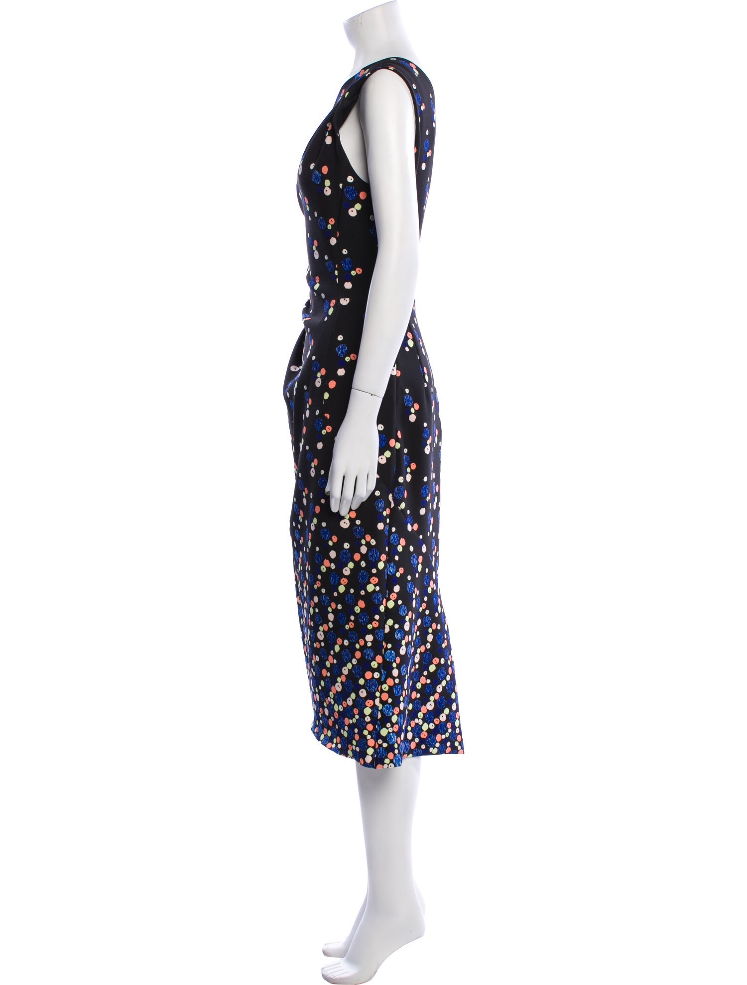 Peter Pilotto Polka Dot Print Long Dress