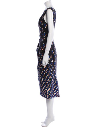 Peter Pilotto Polka Dot Print Long Dress