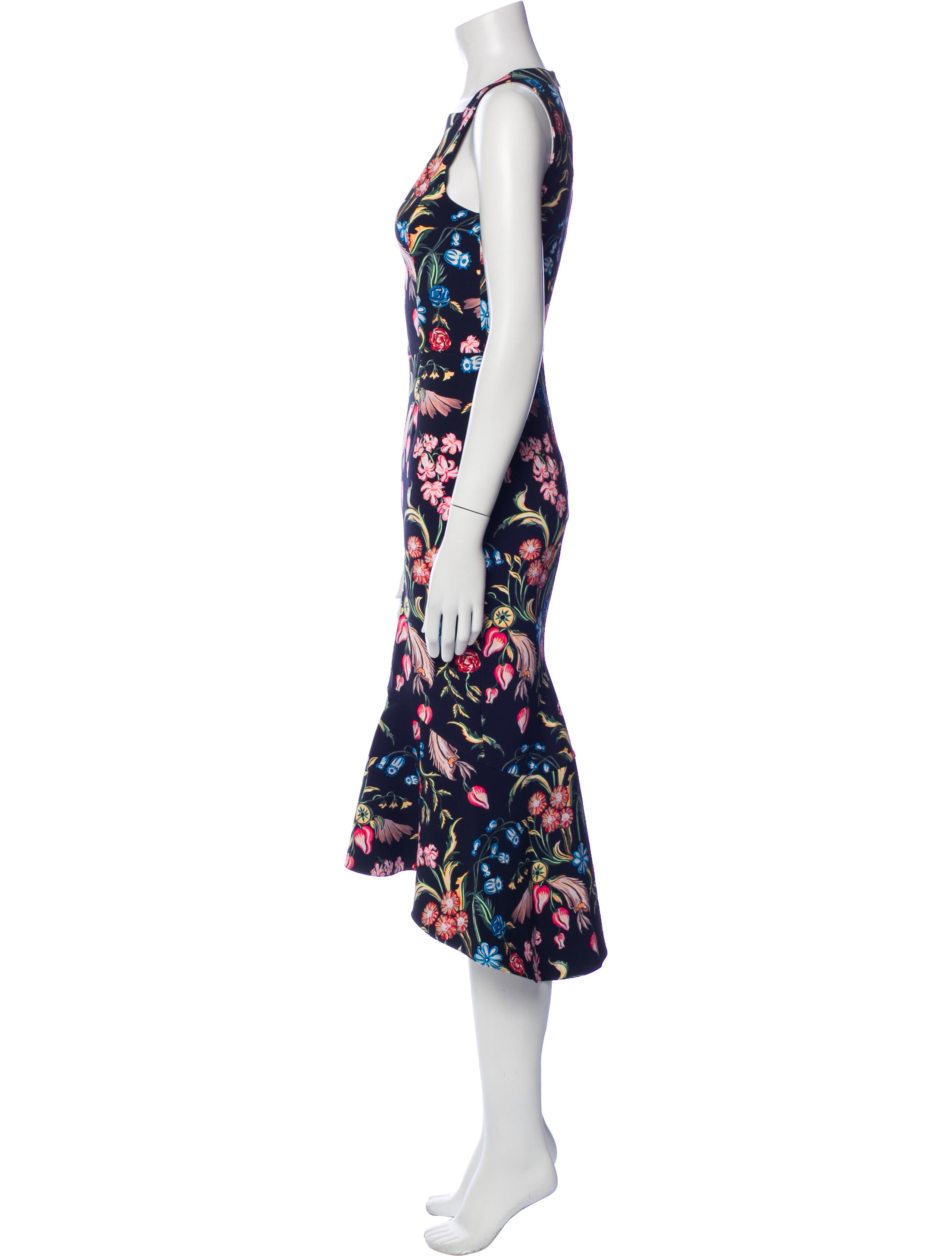 Peter Pilotto Floral Print Long Dress w/ Tags