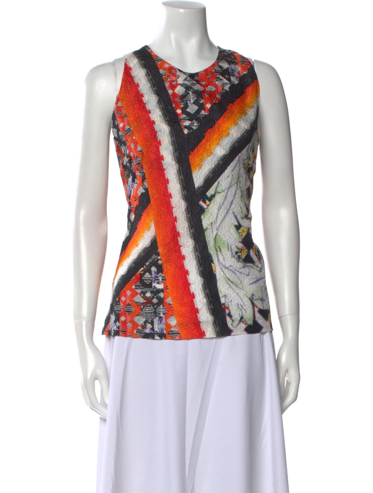 Peter Pilotto Silk Printed Top